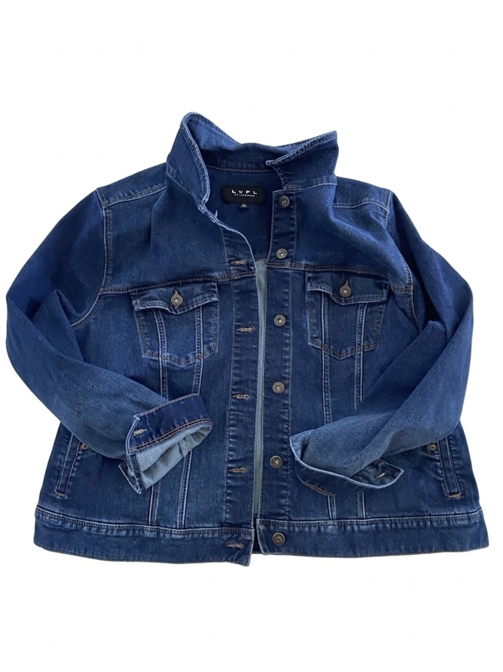 Women’s LVPL BY Liverpool Jean Jacket Size 3X A1